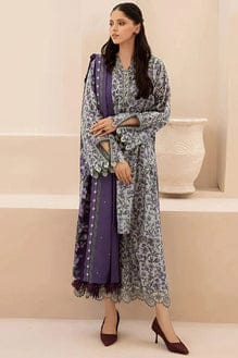 EL-BQ403 Digital Printed Khaddar 3Pc Suit With Digital Printed Khaddar Dupatta - ELAFF