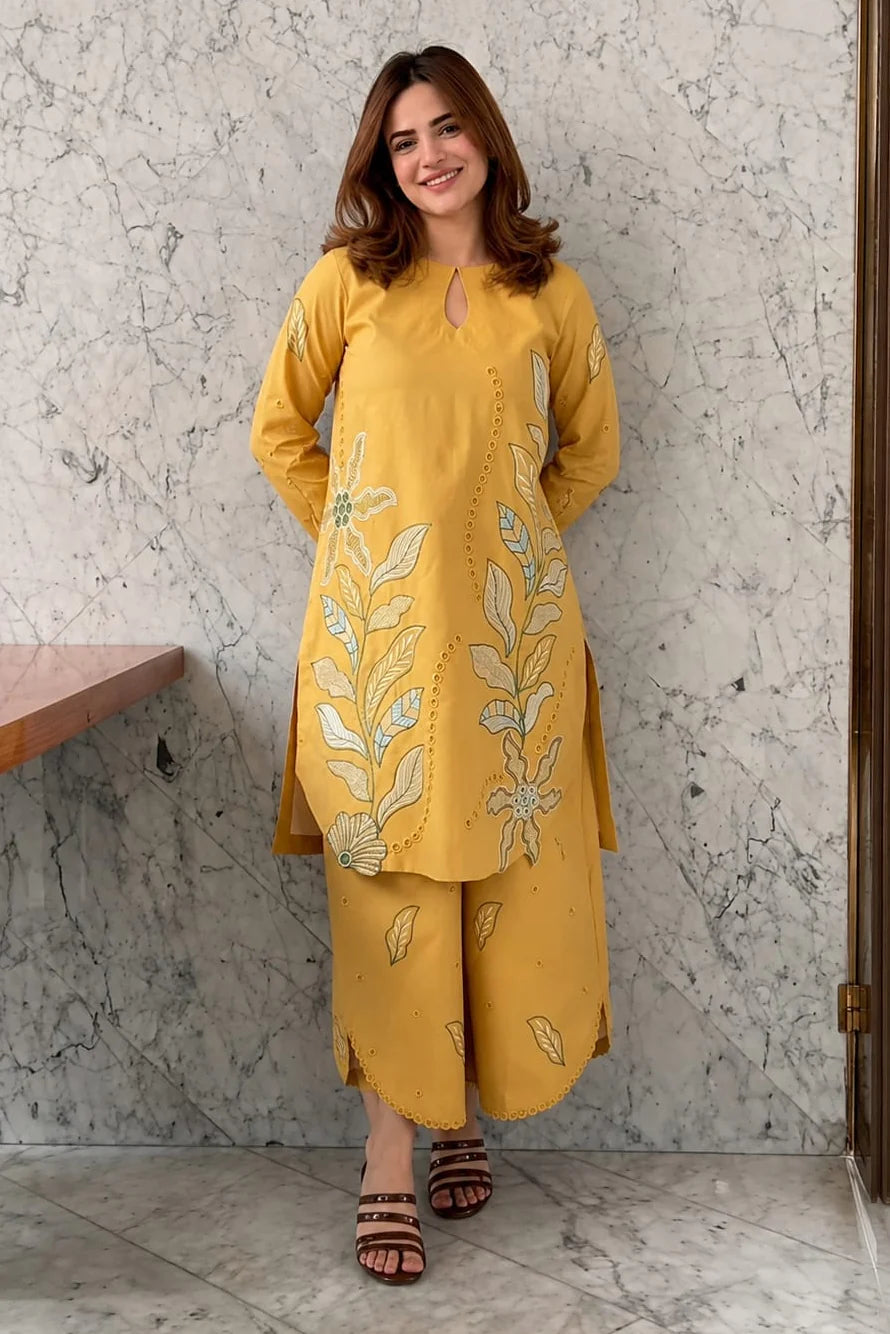 EL-MB2840 Lawn Fully Embroidered 2pc Embroidered Trouser as well