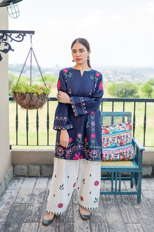 EL-MB70 Lawn Fully Embroidered 2pc