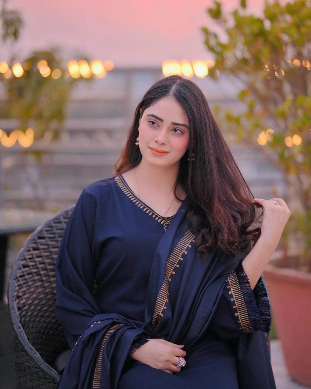 EL-1145 3Pc Unstitched Dhanak Suit with Printed Wool Shawl - ELAFF