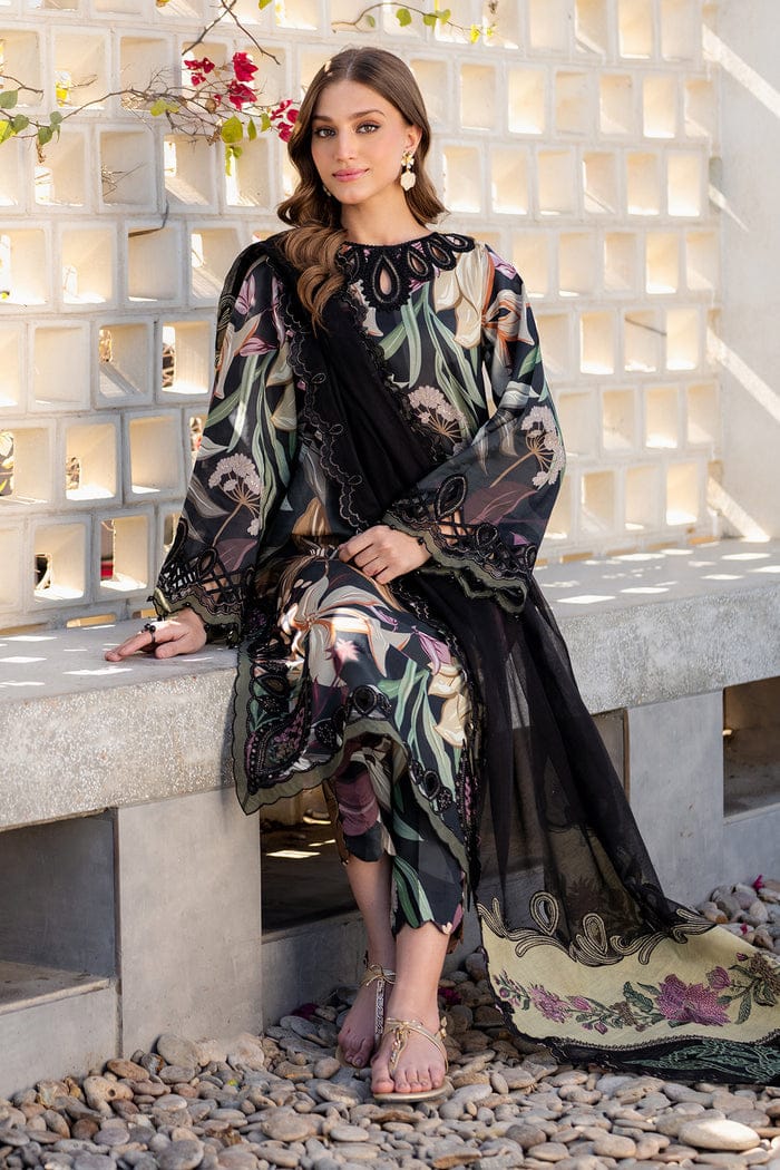 EL-BQ2116 Digital Printed Lawn 3Pc Suit With Digital Printed Lawn Dupatta - ELAFF