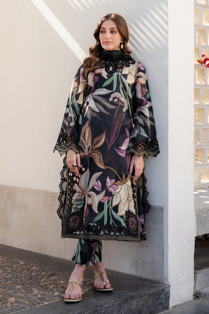 EL-BQ2116 Digital Printed Lawn 3Pc Suit With Digital Printed Lawn Dupatta - ELAFF