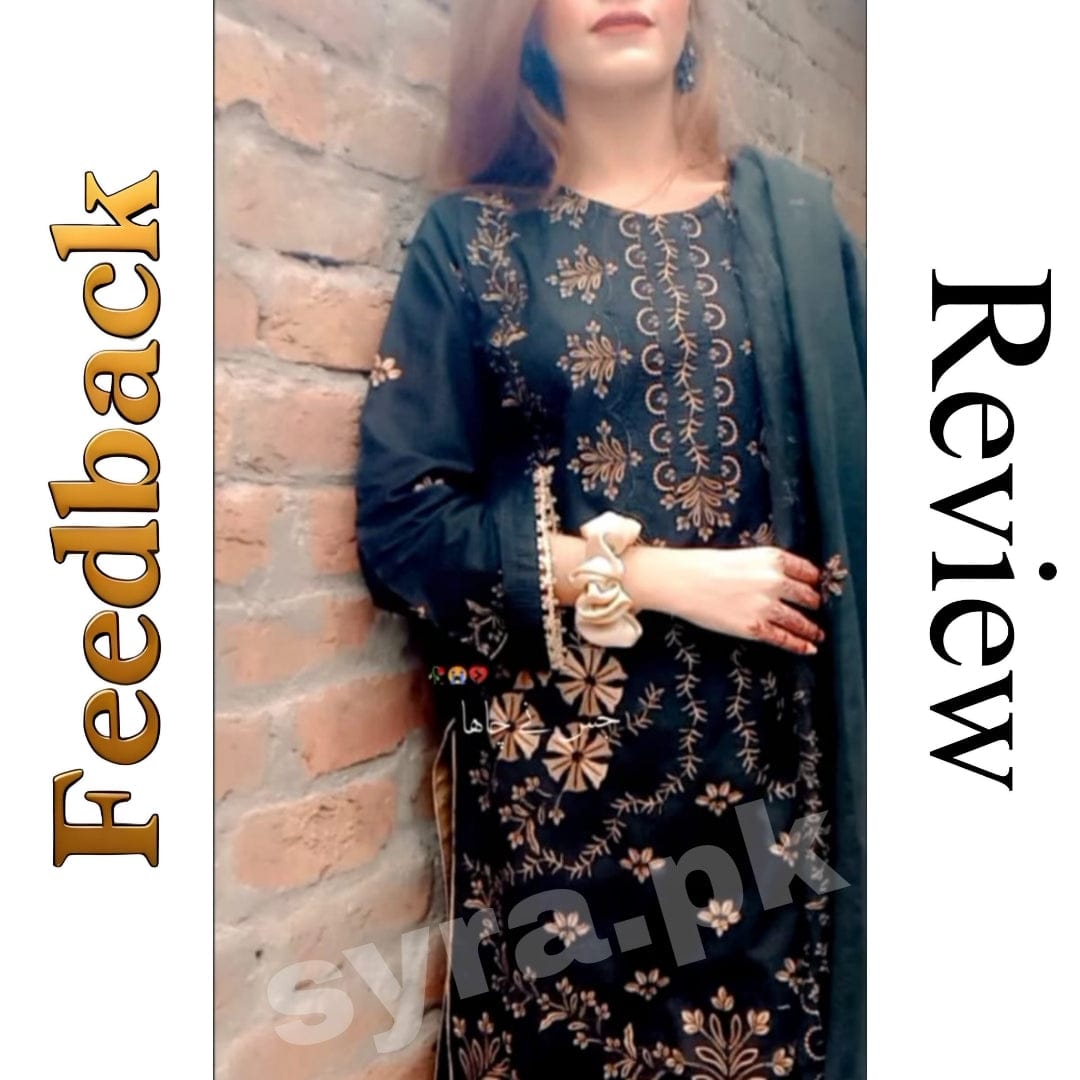 EL-NS32 Un-Stitched Dhanak Embroidered 3pc With Dhank Embroidered Shawl - ELAFF