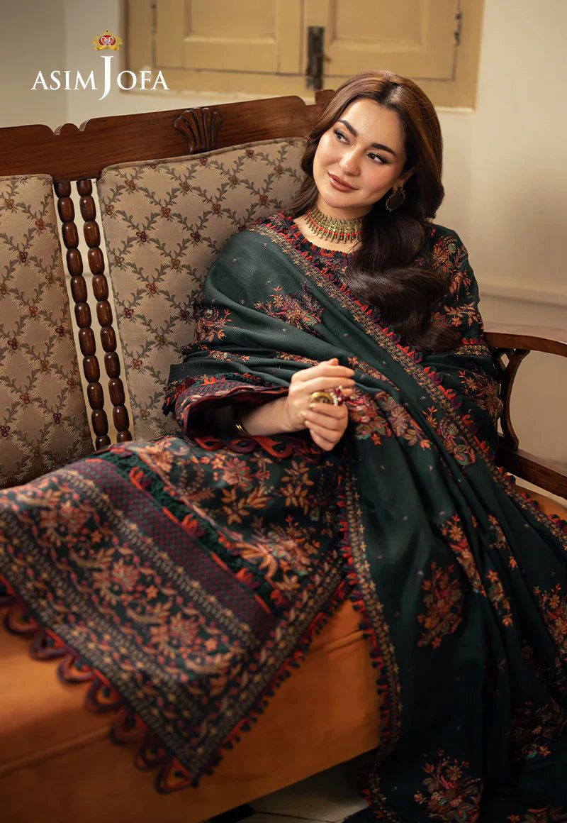 EL-104 Unstitched Fully Embroided Lawn Suit With Cotton Lawn Digital Printed Dupatta - ELAFF