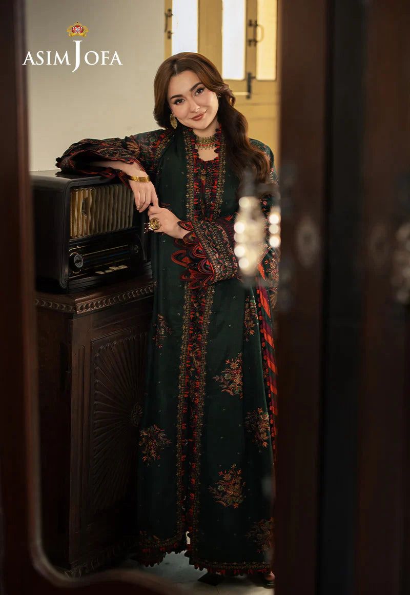 EL-104 Unstitched Fully Embroided Lawn Suit With Cotton Lawn Digital Printed Dupatta - ELAFF