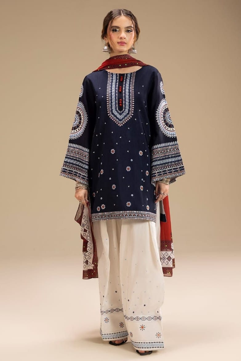 EL-RR610 Unstitched Heavy Embroidered Dhanak Suit With Digital Printed Monar Dupatta Rs.8,300.00 Rs.4,199.00 - ELAFF