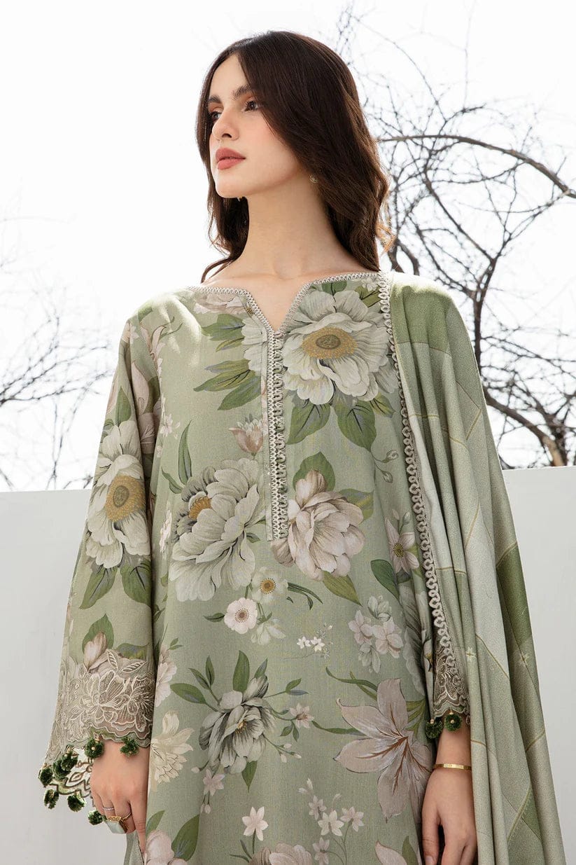 EL-BQ792 Digital Printed Lawn 3Pc Suit With Digital Printed Lawn Dupatta - ELAFF