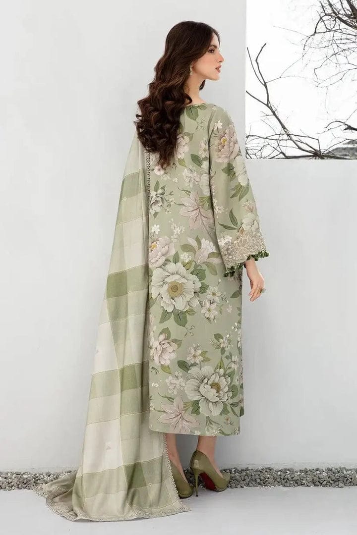 EL-BR2 Unstitched Digital Printed Lawn Suit 3pc With Digital Printed Lawn Dupatta
