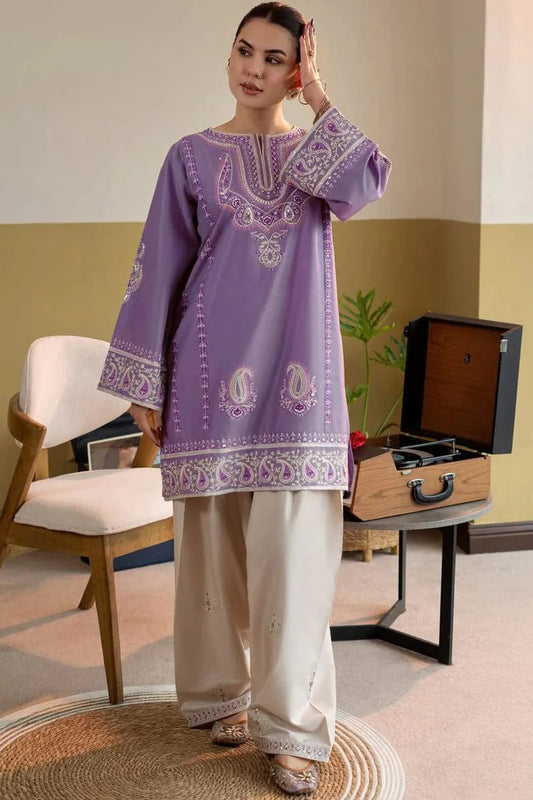 EL-MB2825 Lawn Fully Sequence Embroidered 2pc Embroidered Trouser as well