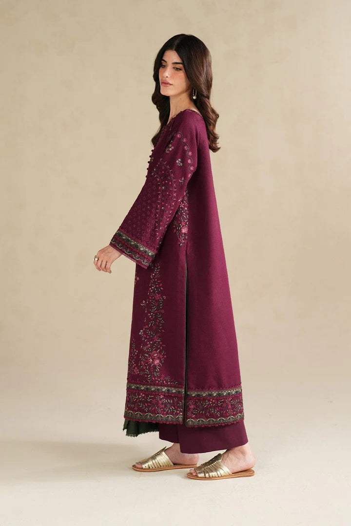 Highly Recommended EL-IZ2705 Unstitched Fully Embroidered Lawn Suit With Embroidered Lawn Dupatta