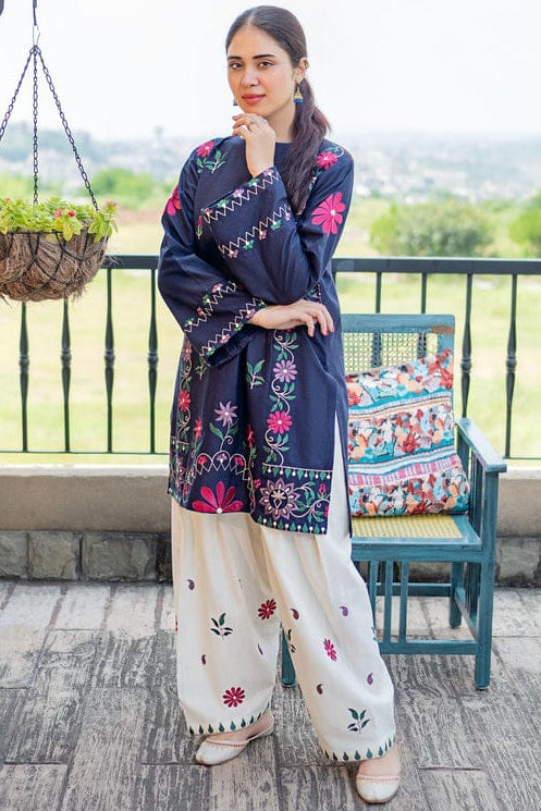 EL-MB70 Lawn Fully Embroidered 2pc