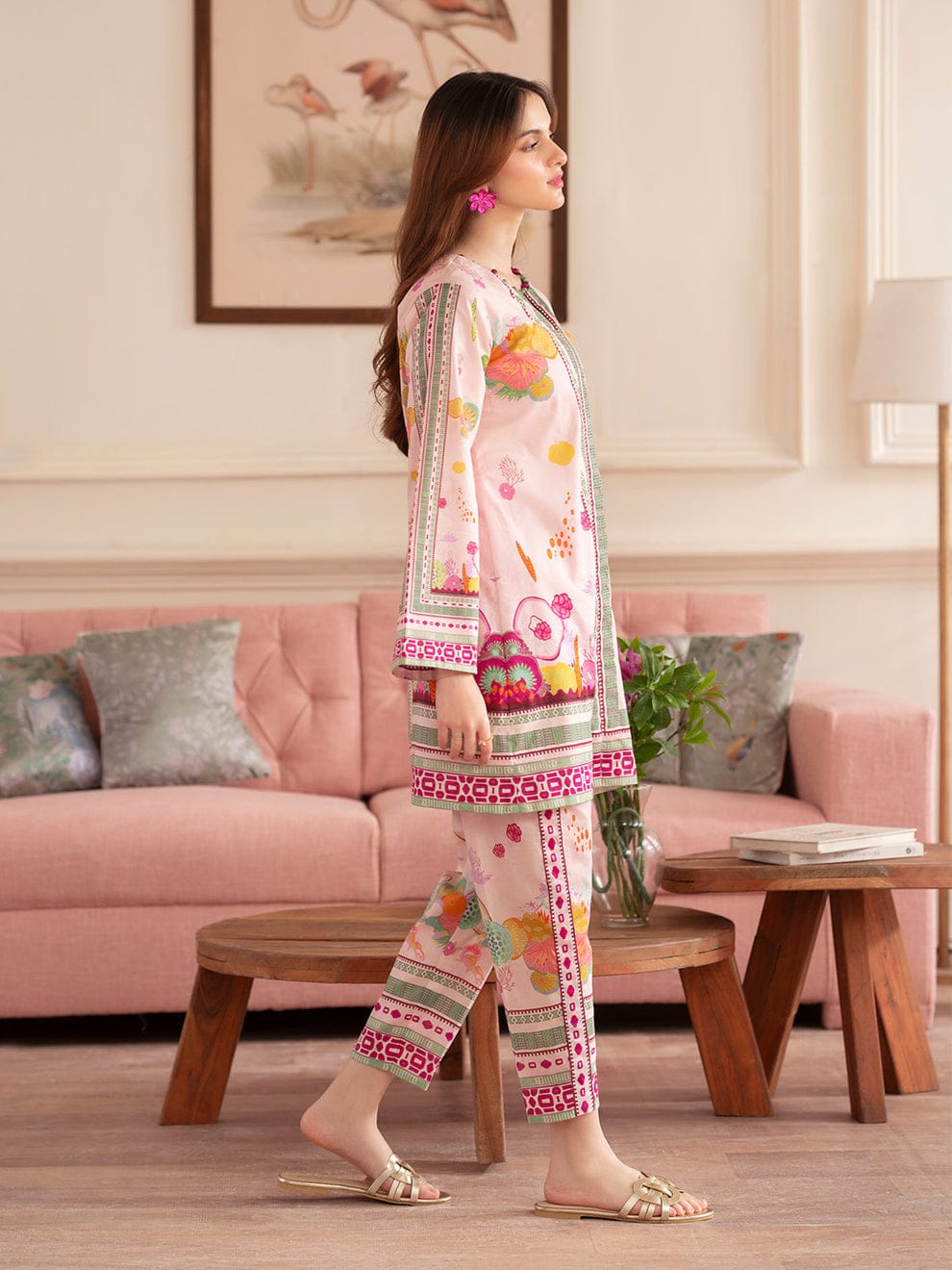 EL-LM07 Lawn Fully Embroidered 2pc