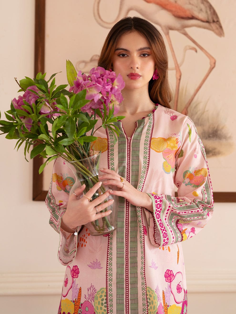 EL-LM07 Lawn Fully Embroidered 2pc